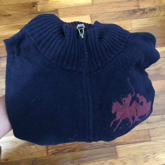 Polo Ralph Lauren Shawl Neck Full Zip Men’s Size M - Picture 2 of 4